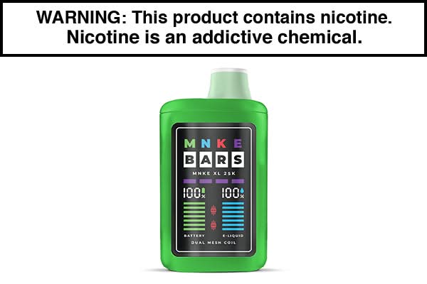 MNKE Bar XL ZERO 25K Puff Disposable Vape - $12.95 - Vape Juice