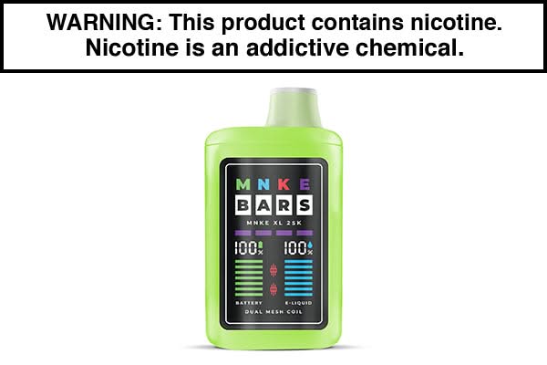 MNKE Bar XL ZERO 25K Puff Disposable Vape - $12.95 - Vape Juice