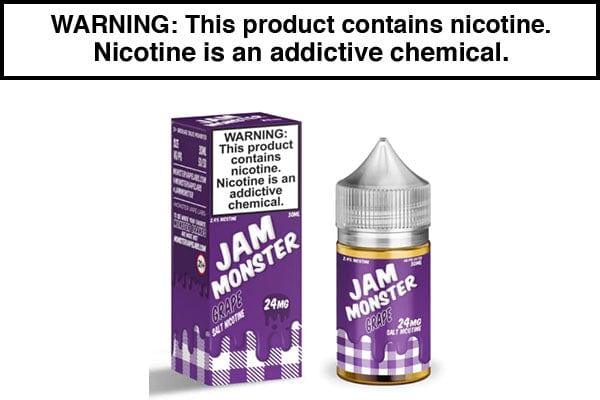 GRAPE JAM BY JAM MONSTER SALT NIC 30ML GRAPE JAM BY JAM MONSTER SALT NIC 30ML