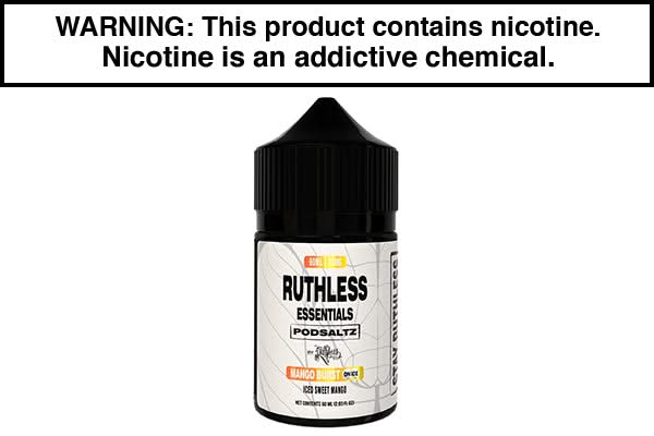 MANGO BURST ON ICE BY RUTHLESS ESSENTIALS SALT 60ML - Vape Juice