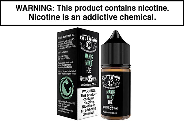 MANIC MINT ICE BY CUTTWOOD SALT 30ML