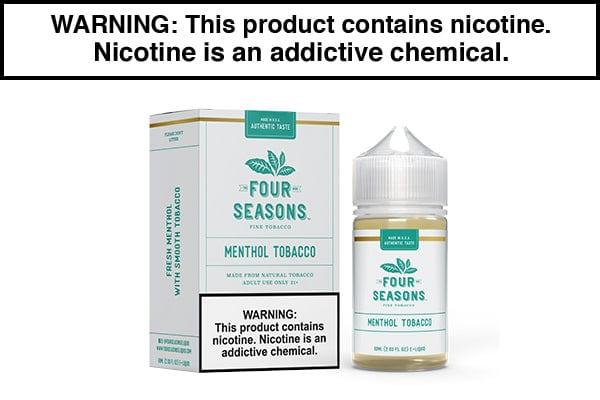 MENTHOL TOBACCO BY FOUR SEASONS 30ML/60ML - Vape Juice