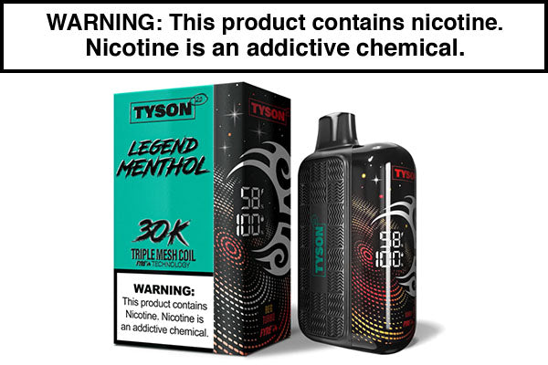 TYSON 2.0 LEGEND 30K DISPOSABLE VAPE - $16.49 - Vape Juice