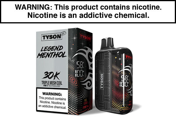 TYSON 2.0 LEGEND 30K DISPOSABLE VAPE - $16.49 - Vape Juice