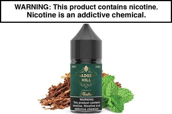 MENTHOL BY BADGER HILL RESERVE SALTS 30ML