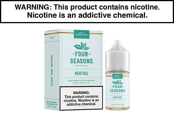 MENTHOL BY FOUR SEASONS 30ML/60ML - Vape Juice