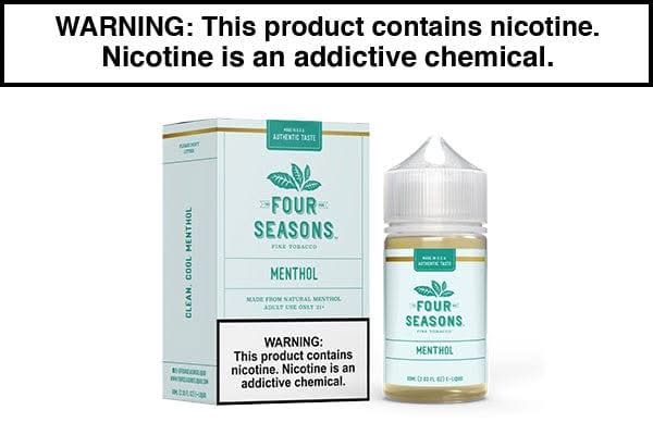 MENTHOL BY FOUR SEASONS 30ML/60ML - Vape Juice