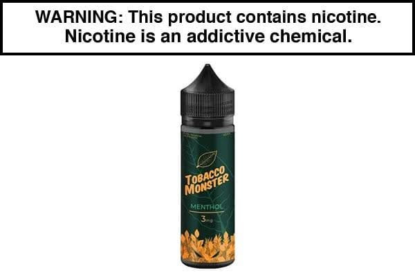 MENTHOL BY TOBACCO MONSTER 100ML MENTHOL BY TOBACCO MONSTER 100ML