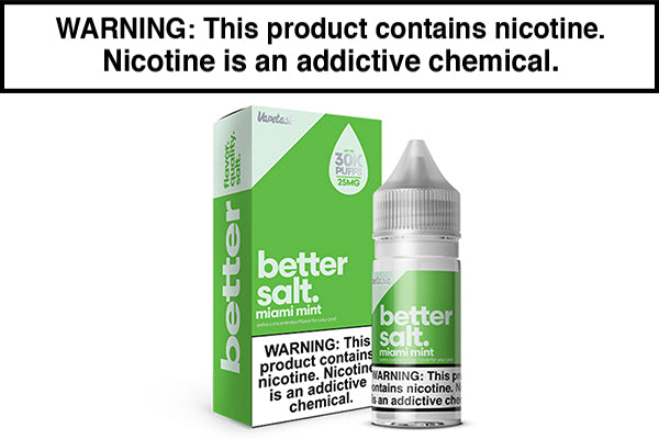 MIAMI MINT BY VAPETASIA BETTER SALT 30ML