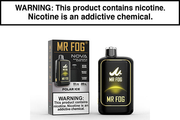 MR FOG NOVA 36K DISPOSABLE VAPE - 36,000 PUFFS Polar Ice