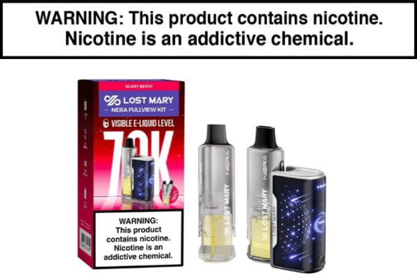LOST MARY NERA FULLVIEW 70K DISPOSABLE FULL KIT | $16.99 - Vape Juice