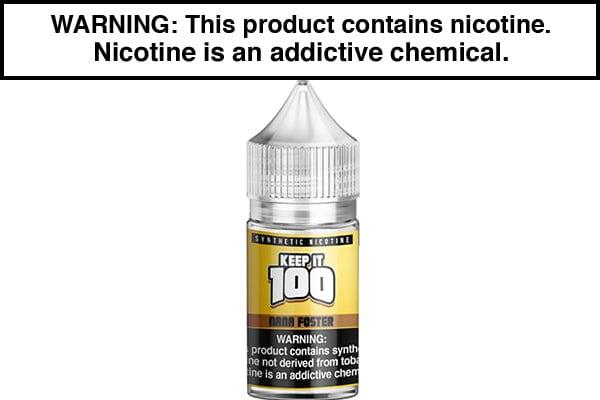 NANA FOSTER BY KEEP IT 100 SALT 30ML - Vape Juice