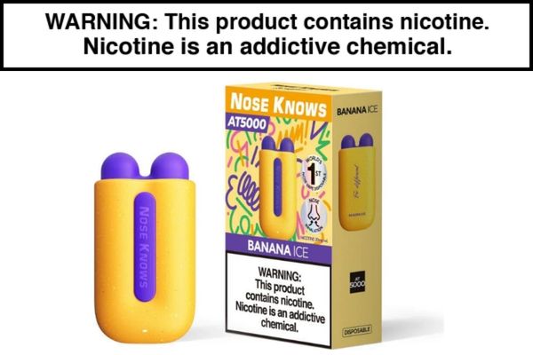 NOSE KNOWS AT5000 DISPOSABLE VAPE - 5000 PUFFS