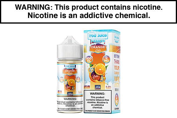 ORANGE COLA FREEZE BY POD JUICE 100ML ORANGE COLA FREEZE BY POD JUICE 100ML