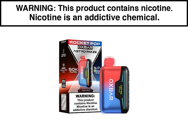 OXBAR ASTRO MAZE 50K DISPOSABLE VAPE Rocket Pop