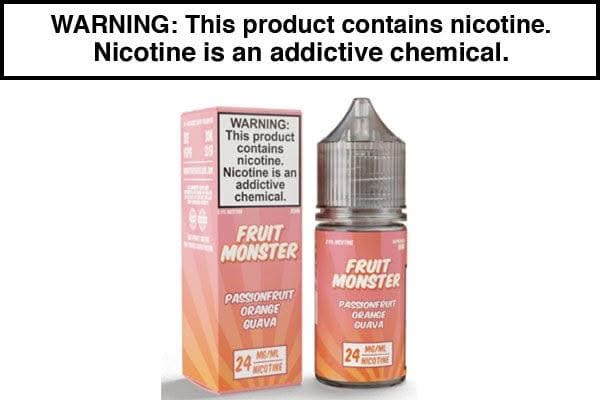 PASSIONFRUIT ORANGE GUAVA BY FRUIT MONSTER SALT NIC 30ML PASSIONFRUIT ORANGE GUAVA BY FRUIT MONSTER SALT NIC 30ML