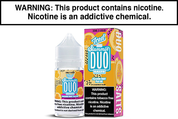 PASSION FRUIT FUJI ICED BY SLAMMIN DUO SALTS 30ML