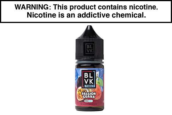 PASSION GUAVA ICE BY BLVK FROST SALT 30ML PASSION GUAVA ICE BY BLVK FROST SALT 30ML