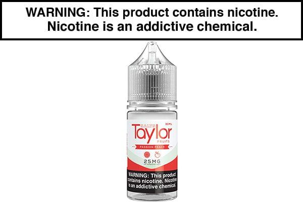 PASSION PEACH BY TAYLOR SALTS 30ML - Vape Juice