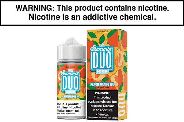 PEACH MANGO ICE BY SLAMMIN DUO 100ML