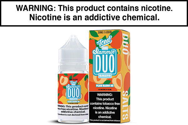 PEACH MANGO ICE BY SLAMMIN DUO SALTS 30ML