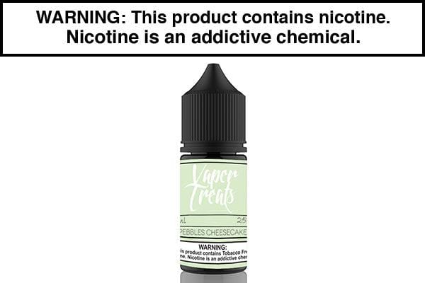 PEBBLES CHEESECAKE BY VAPER TREATS SALT 30ML - Vape Juice