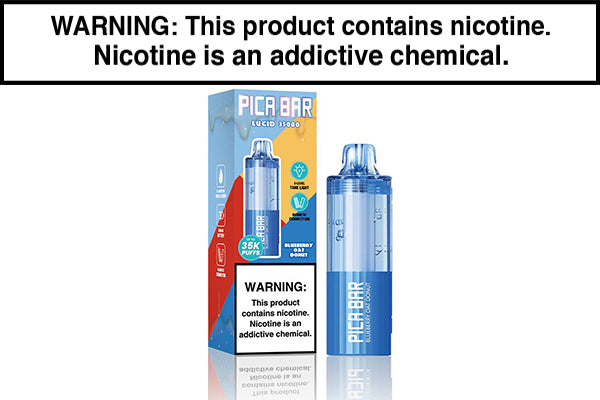 PICA BAR LUCID 35K DISPOSABLE POD Blueberry Oat Donut