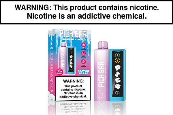 PICA BAR TUNING 30K DISPOSABLE VAPE - 30,000 PUFFS Hawaii Grape