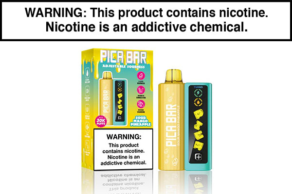 PICA BAR TUNING 30K DISPOSABLE VAPE - 30,000 PUFFS Sour Mango Pineapple