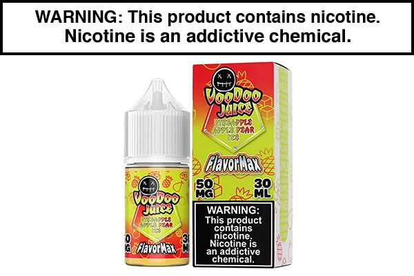 Juice FlavorMax PINEAPPLE APPLE PEAR ICE BY VOODOO JOOS FLAVORMAX SALTS  30ML Voodoo Juice Vape