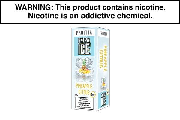 PINEAPPLE CITRUS BY FRUITIA EXTRA ICE 100ML - Vape Juice
