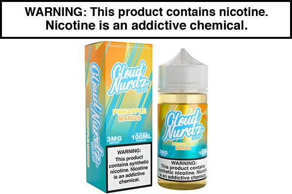 PINEAPPLE MANGO ICED BY CLOUD NURDZ 100ML PINEAPPLE MANGO ICED BY CLOUD NURDZ 100ML