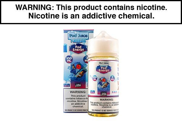 POD ENERGY FREEZE BY POD JUICE 100ML - Vape Juice