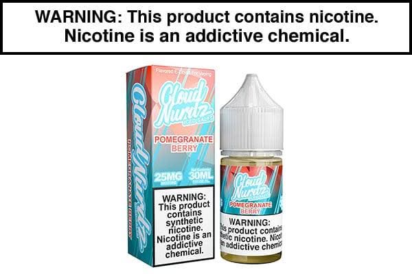POMEGRANATE BERRY ICED BY CLOUD NURDZ SALT 30ML POMEGRANATE BERRY ICED BY CLOUD NURDZ SALT 30ML