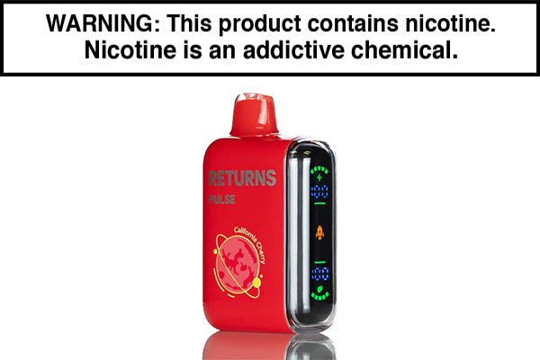 PULSE RETURNS 15K DISPOSABLE VAPE - 15,000 PUFFS California Cherry