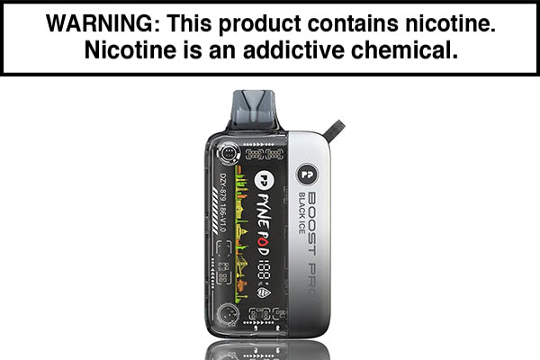 PYNE POD BOOST PRO 20K DISPOSABLE VAPE - 20,000 PUFFS Black Ice