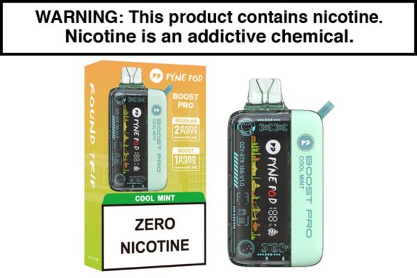 PYNE POD BOOST PRO 20K ZERO NIC DISPOSABLE VAPE - 20,000 PUFFS