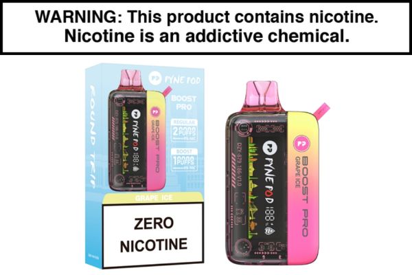 PYNE POD BOOST PRO 20K ZERO NIC DISPOSABLE VAPE - 20,000 PUFFS