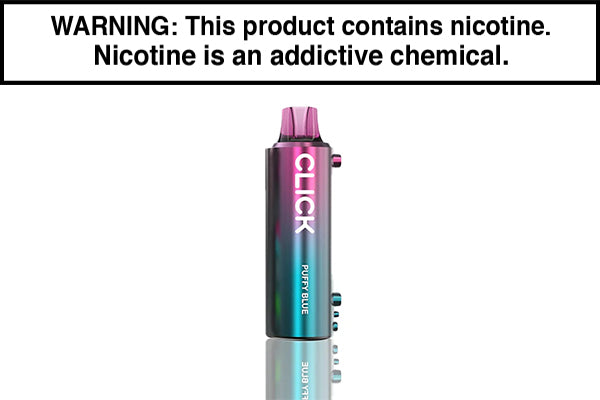 PYNE POD CLICK 40K DISPOSABLE VAPE POD Puffy Blue