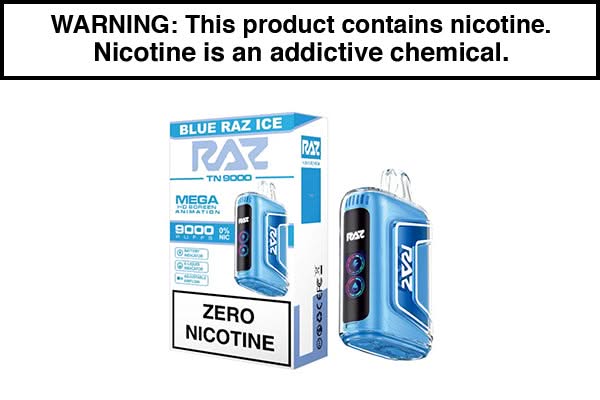 RAZ TN9000 Zero Disposable Vape 9000 Puffs - $12.49 RAZ TN9000 Zero Disposable Vape 9000 Puffs - $12.49