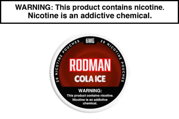 RODMAN DRY+ NICOTINE POUCHES - $2.99 - Vape Juice