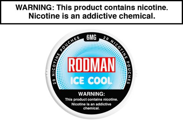 RODMAN DRY+ NICOTINE POUCHES - $2.99 - Vape Juice