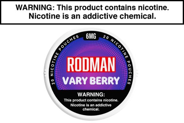 RODMAN DRY+ NICOTINE POUCHES - $2.99 - Vape Juice