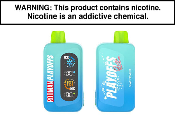RODMAN PLAYOFFS DISPOSABLE VAPE - 50,000 PUFFS Glacier Mint