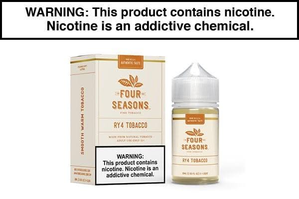RY4 TOBACCO BY FOUR SEASONS 30ML/60ML RY4 TOBACCO BY FOUR SEASONS 30ML/60ML