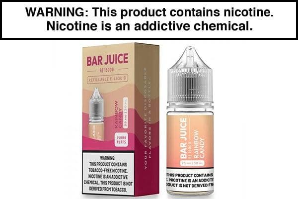 RAINBOW CANDY BY BAR JUICE BJ15000 SALTS 30ML RAINBOW CANDY BY BAR JUICE BJ15000 SALTS 30ML