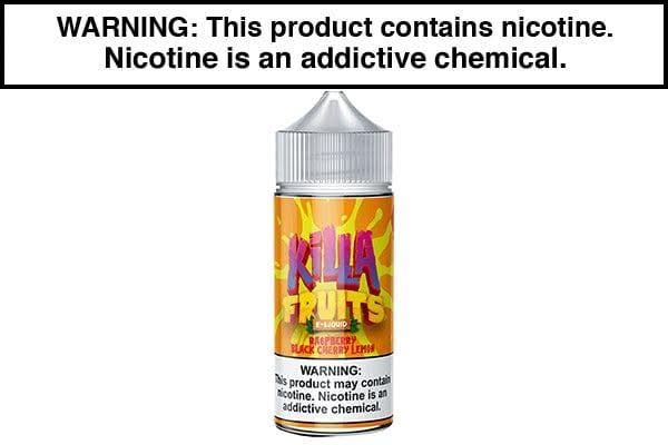 RASPBERRY BLACK CHERRY LEMON BY KILLA FRUITS 100ML
