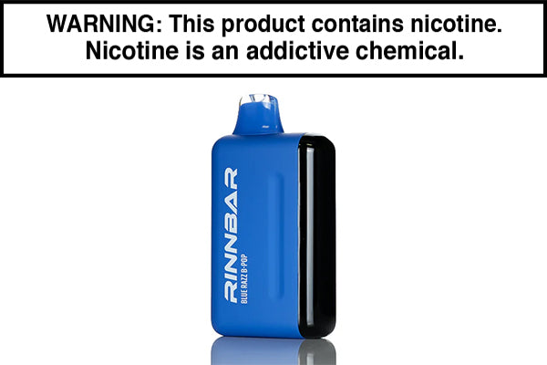 RINNBAR 50K DISPOSABLE VAPE - 50,000 PUFFS Blue Razz B-Pop