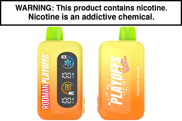 RODMAN PLAYOFFS DISPOSABLE VAPE - 50,000 PUFFS Pineapple Orange