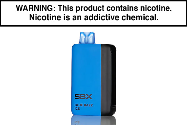 SBX 25K DISPOSABLE VAPE - 25,000 PUFFS Blue Razz Ice